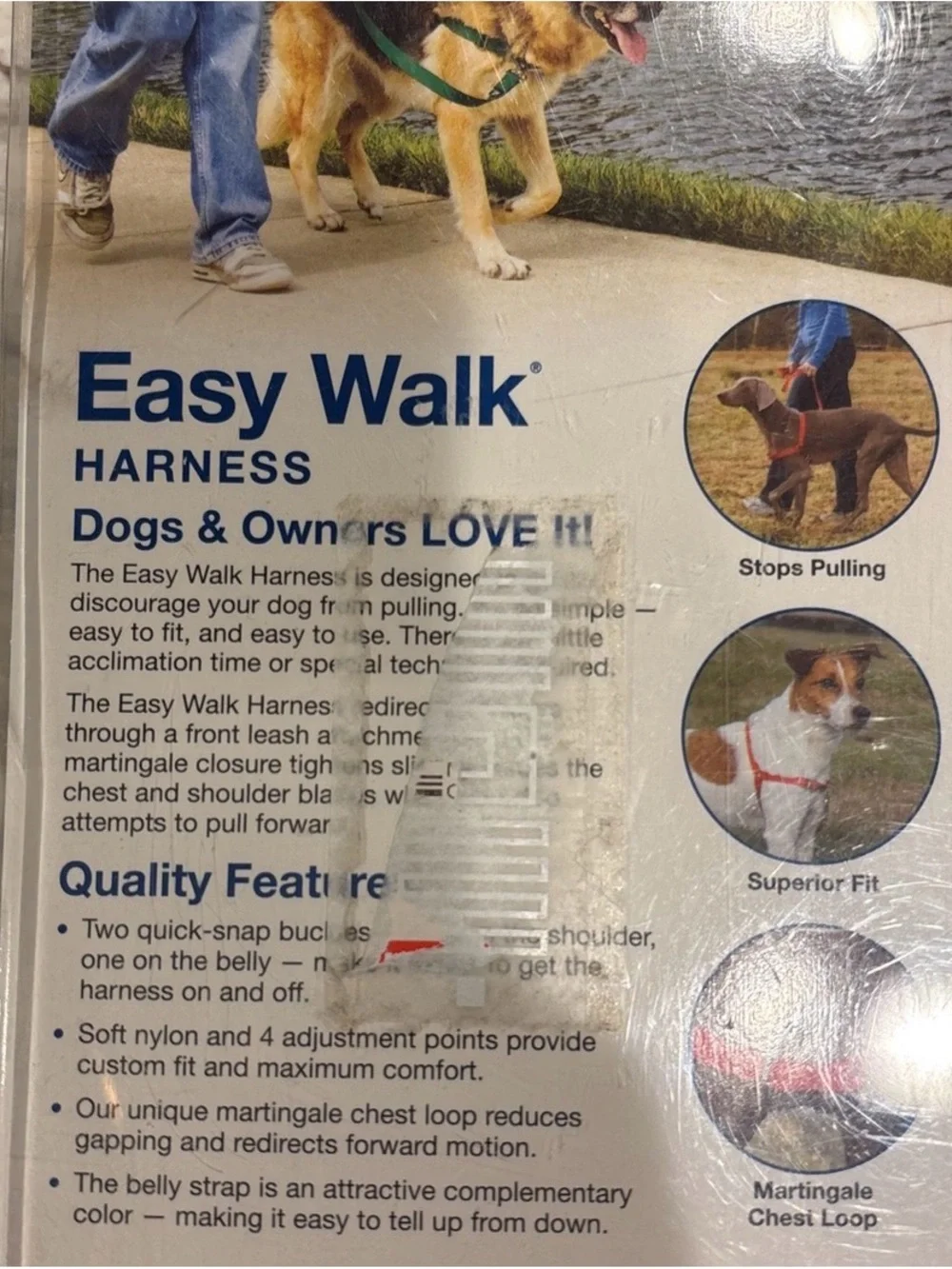 PetSafe Easy Walk Harness in Black & Silver — Petite